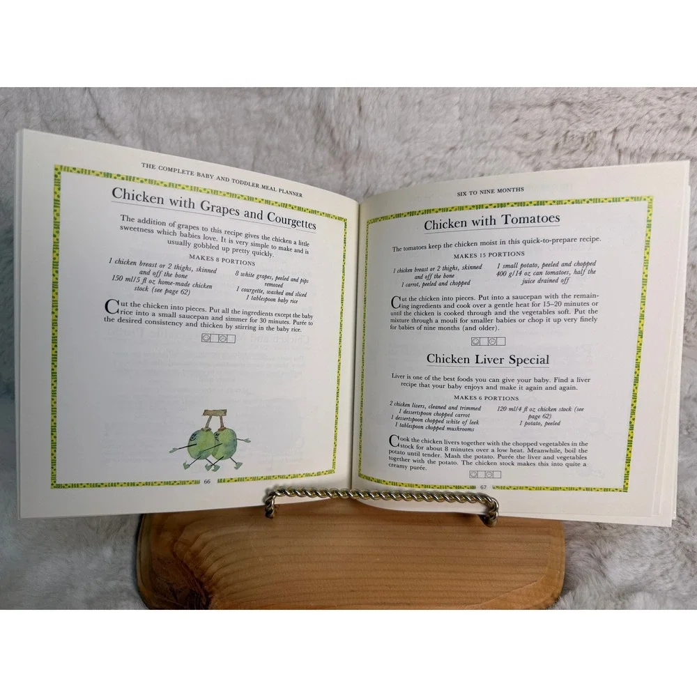 The Complete Baby and Toddler Meal Planner Annabel Karmel Vintage 1994 Hardcover